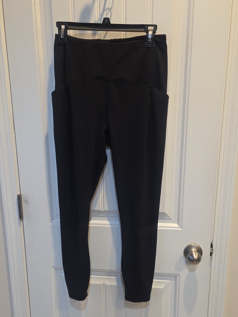 RBX Black High-Rise Leggings with Side Pockets